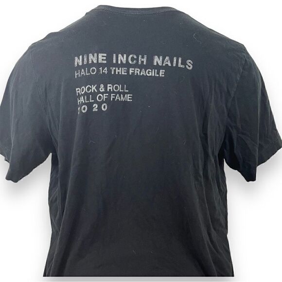 Nine Inch Nails NIN Halo 14 Rock Roll Hall of Fame 2020 Black T Shirt Tee XL - Picture 4 of 5
